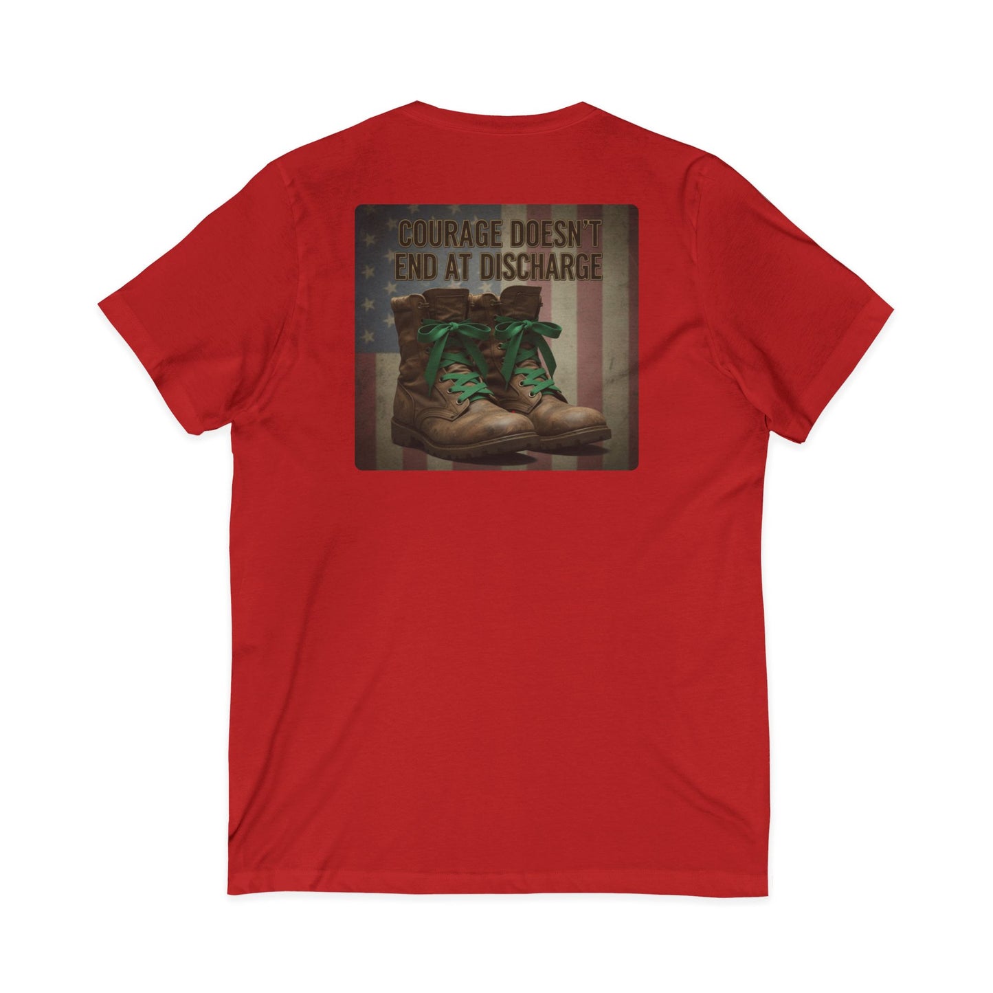 Service Continues. Support Continues. Veteran Mental Health V Neck