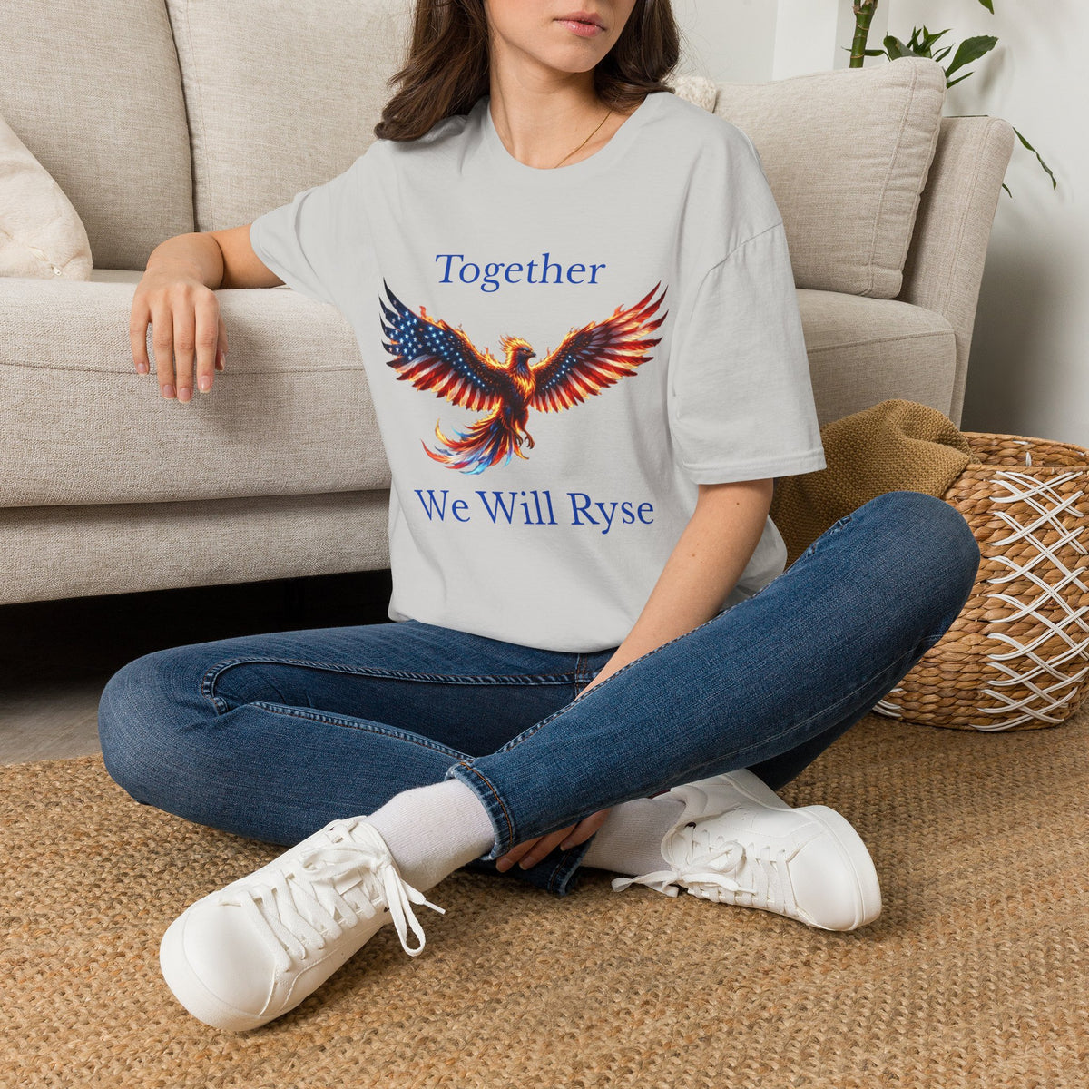 Together We Will Rise Graphic Tee | Phoenix Mascot Shirt