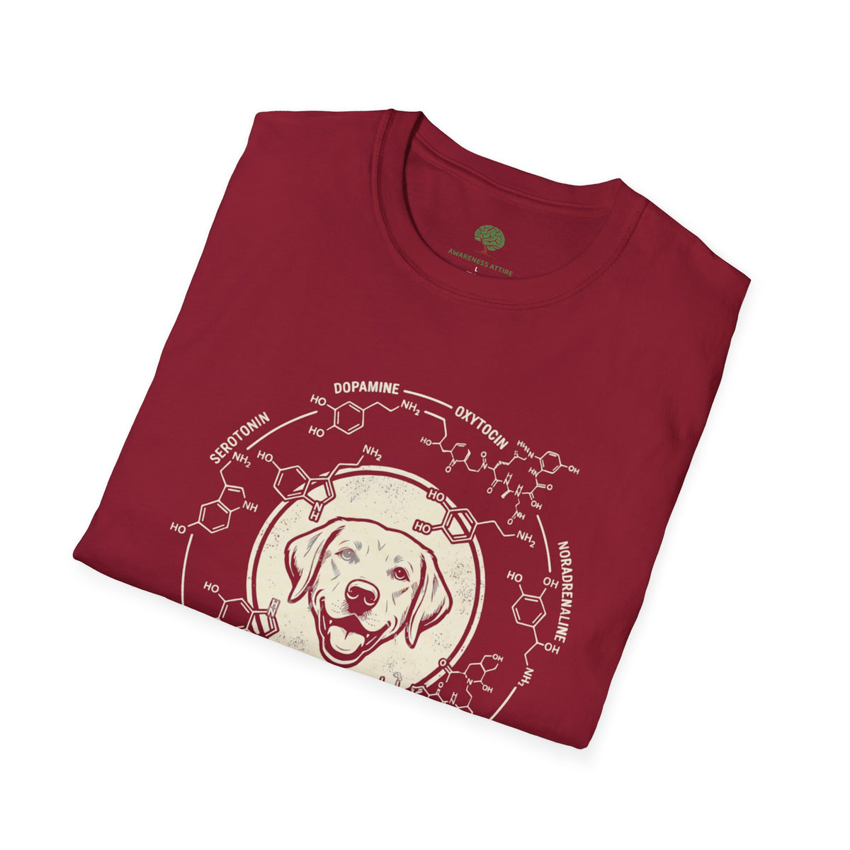 Dog 100% Natural Serotonin Dispenser / Mental Health Awareness Tee / Awareness Attire