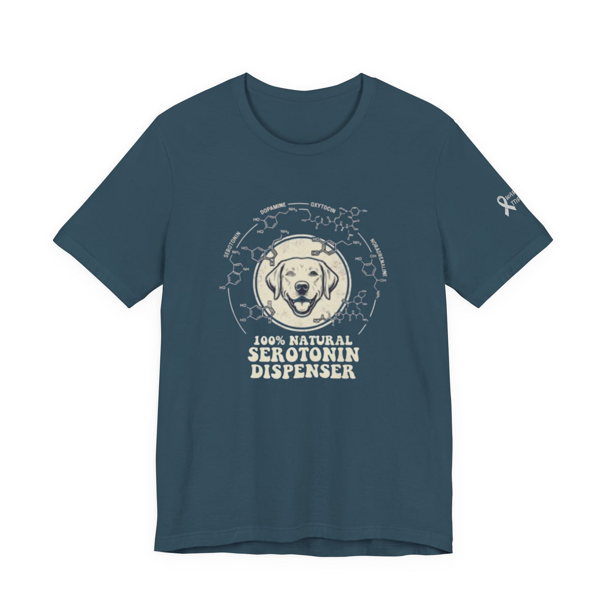 Dog: 100% Natural Serotonin Dispenser Graphic T-Shirt | Emotional Support Pet Apparel