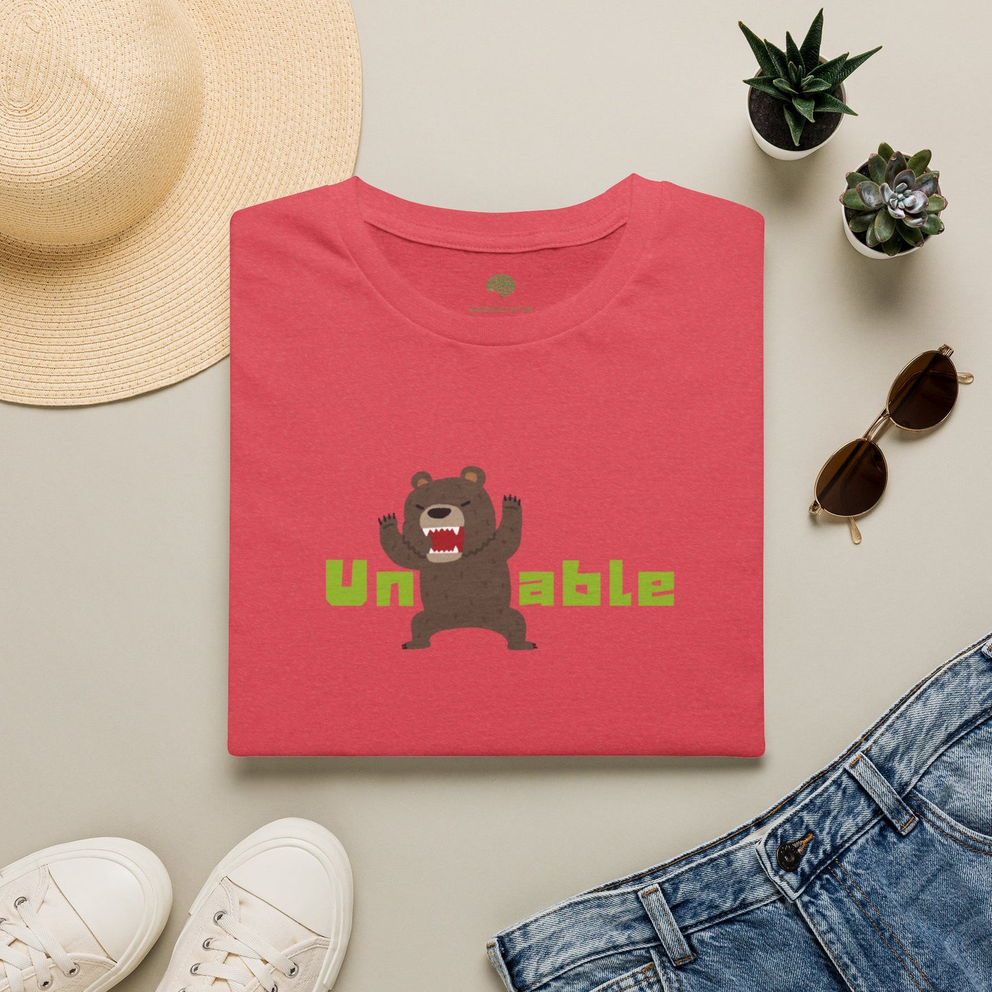 Unberable Graphic Tee | Sarcastic Cartoon Bear