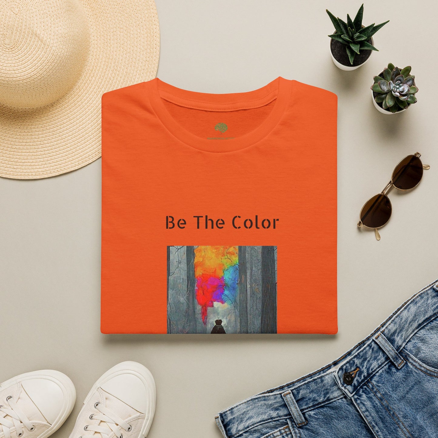 Be The Color Graphic Tee | Positivity & Kindness Apparel