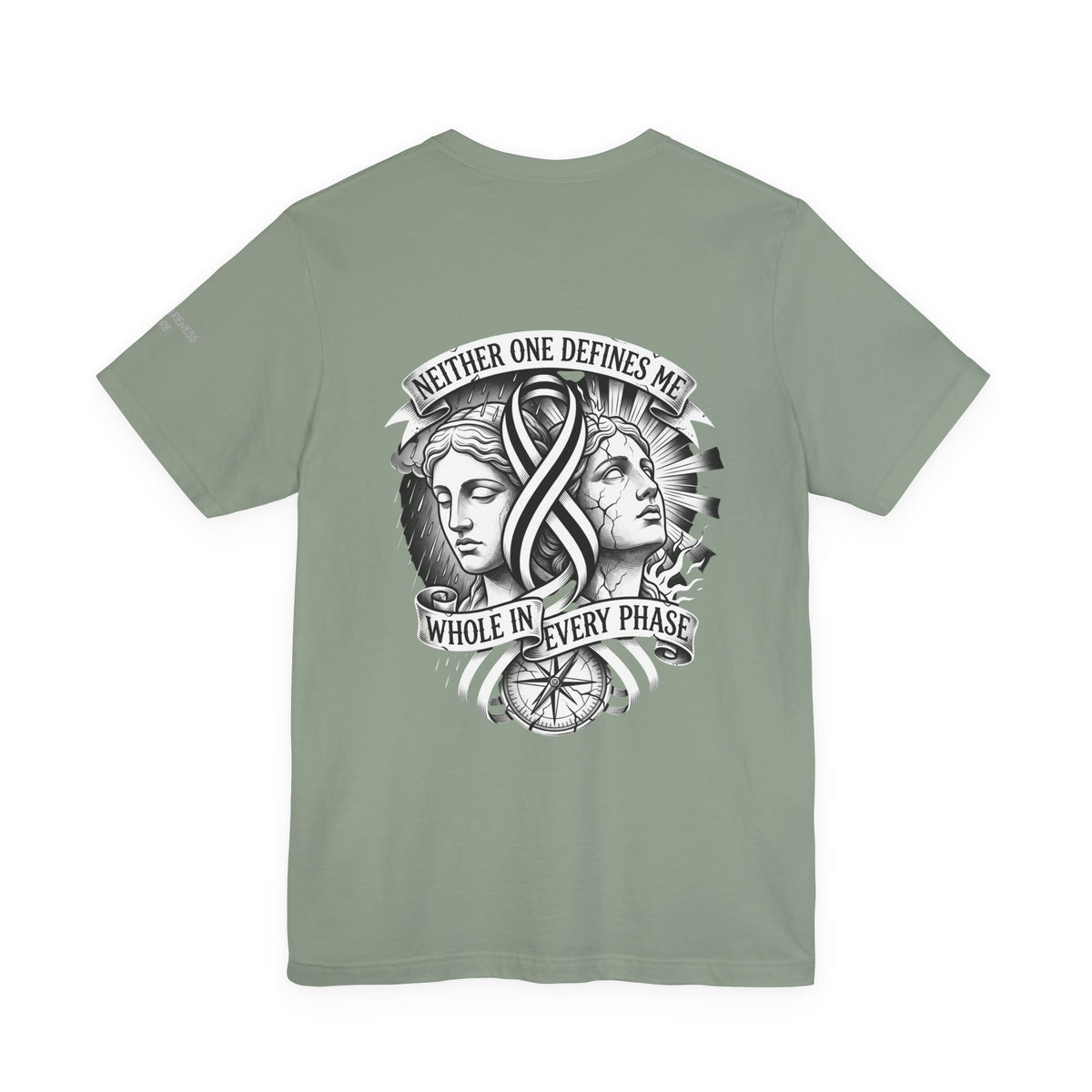 "Neither One Defines Me // Whole in Every Phase" Bipolar Awareness Graphic Tee