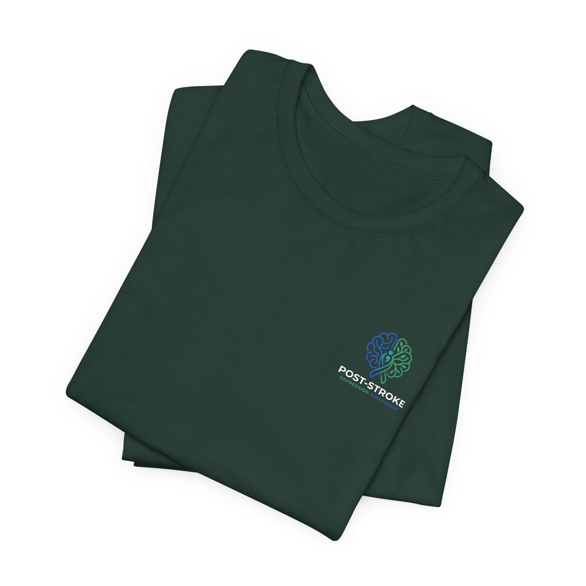 Rebuilding The Network Tee | Post-Stroke Depression & Neuroplasticity Heavyweight T-Shirt