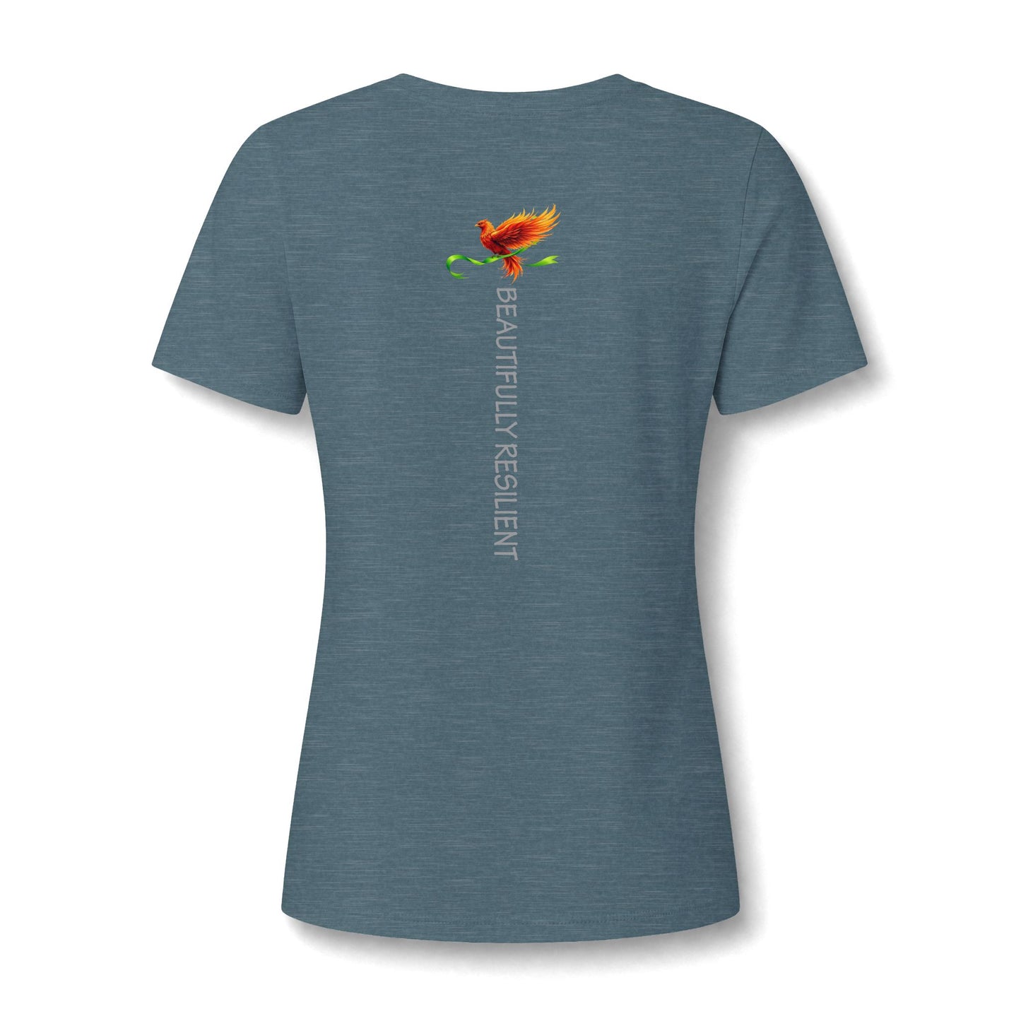 Beautifully Resilient Phoenix V Neck