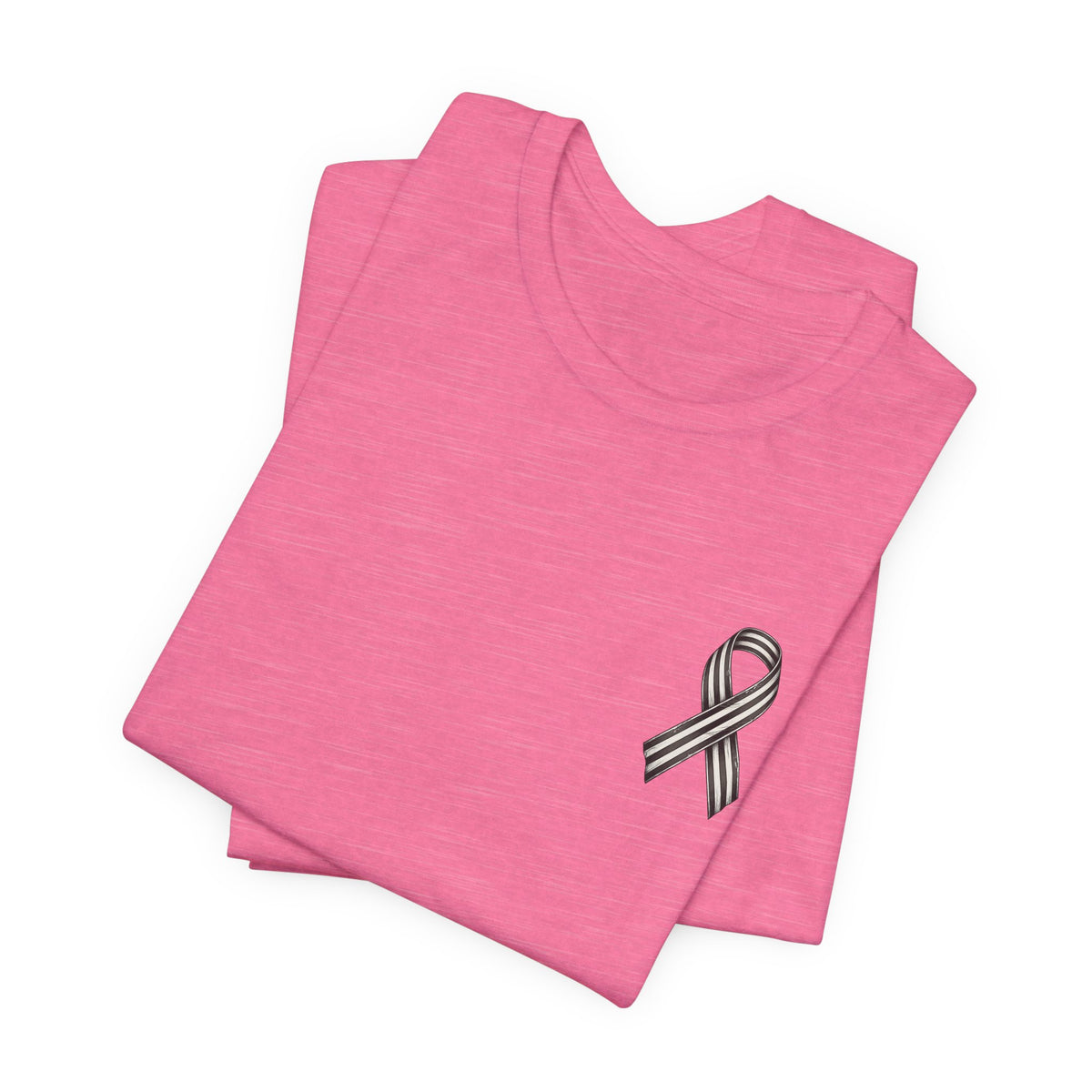Re-Calibrating Ribbon Tee — Awareness Support Short Sleeve Shirt