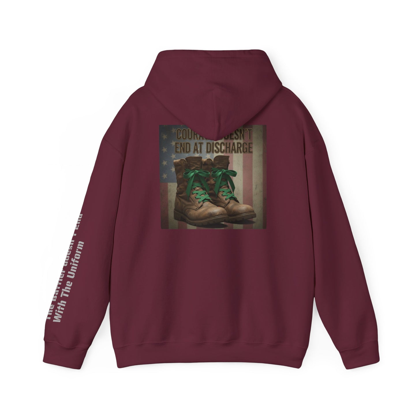 Service Continues. Support Continues Veteran Mental Health Hoodie