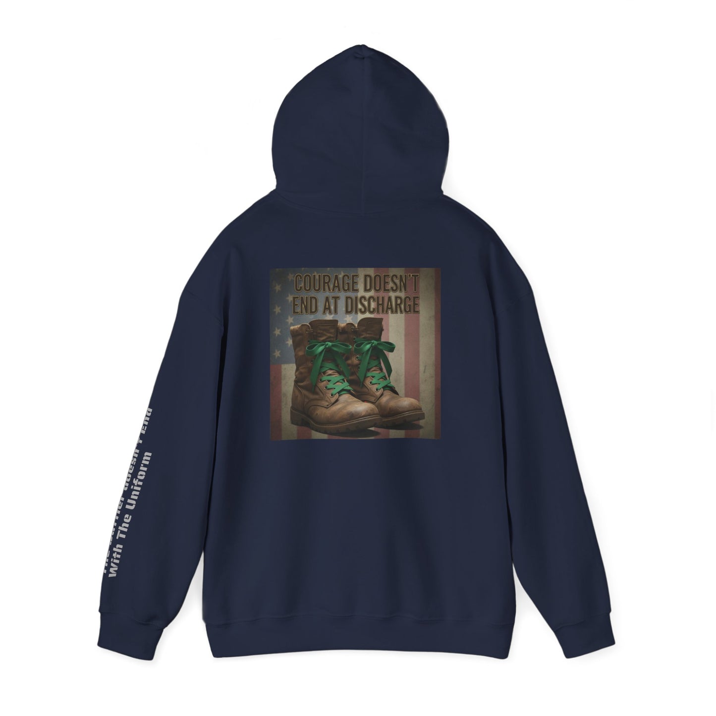 Service Continues. Support Continues Veteran Mental Health Hoodie