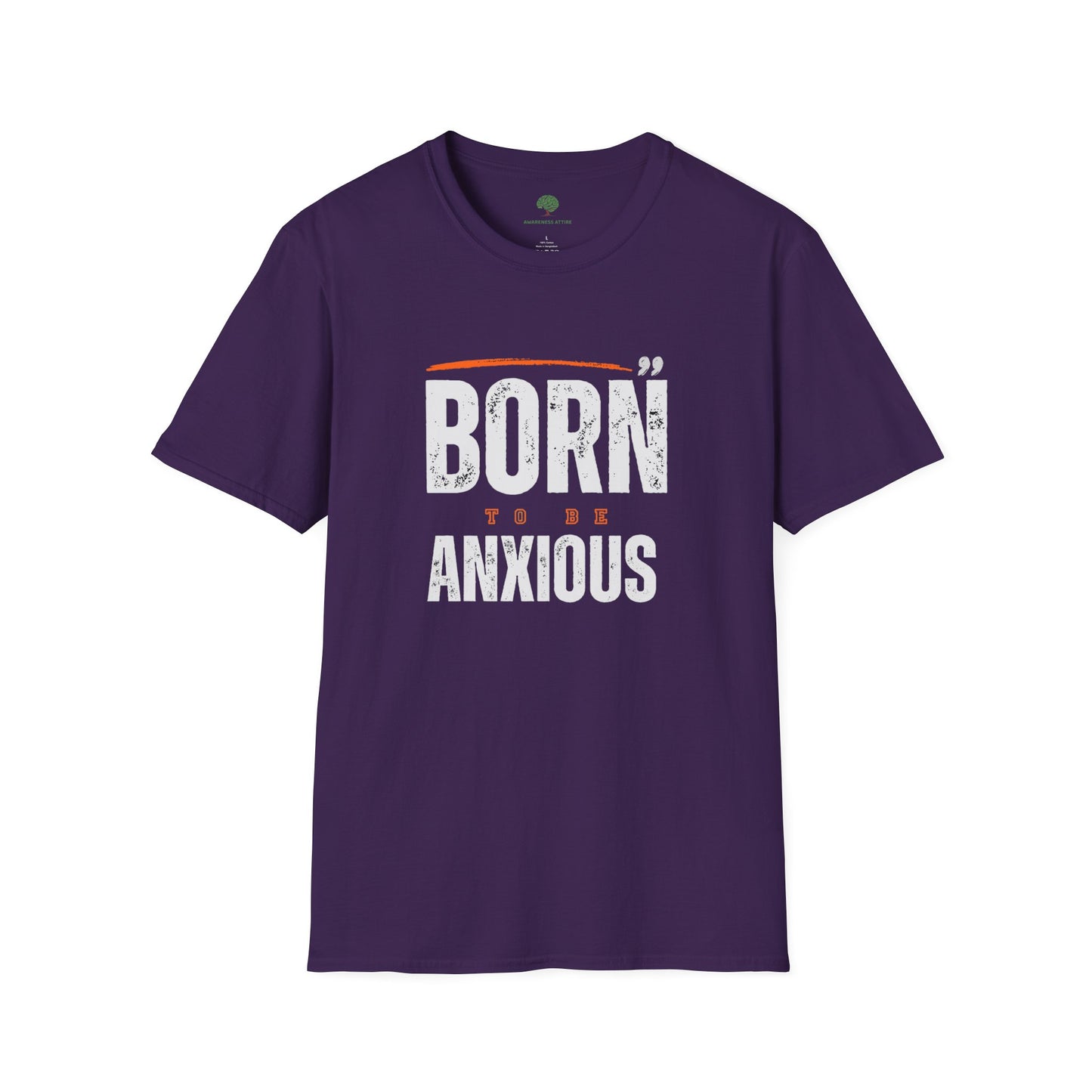 Born To Be Anxious Graphic Tee | Relatable Anxiety Apparel