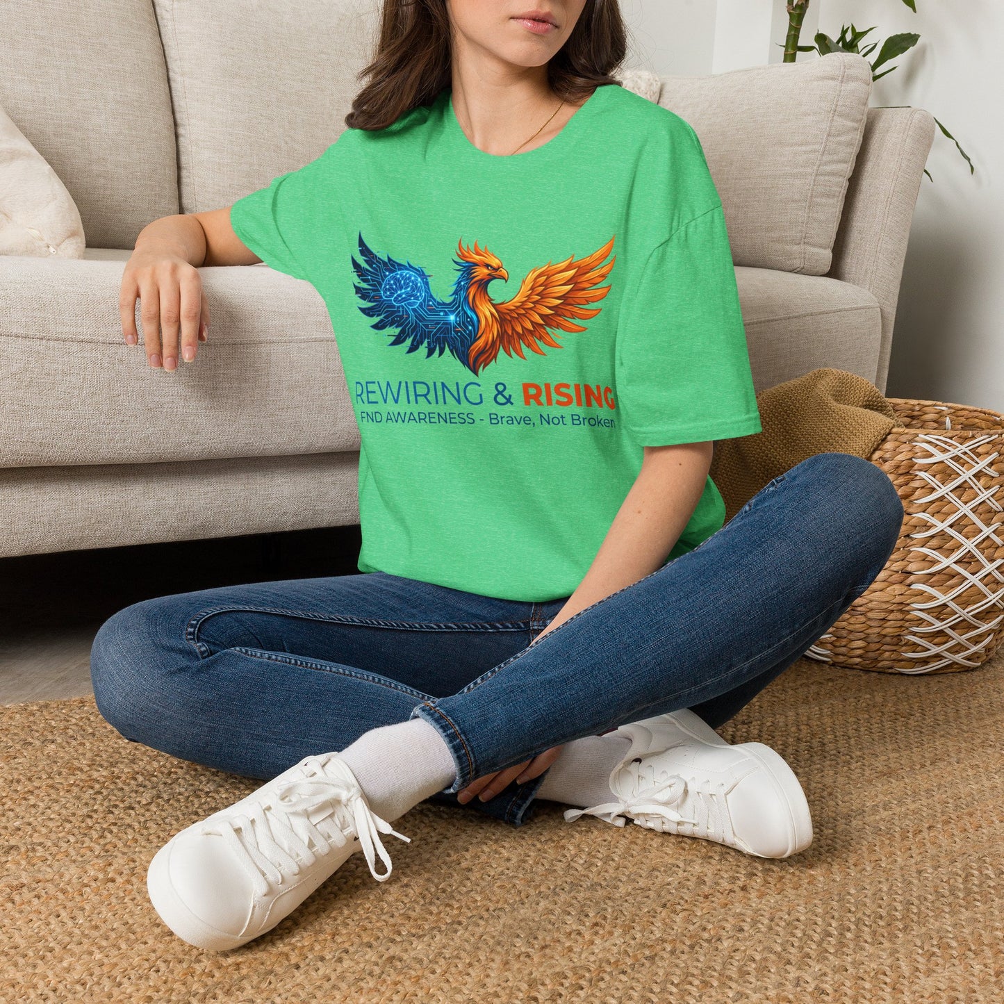 Rewiring & Rising FND Awareness Phoenix Tee