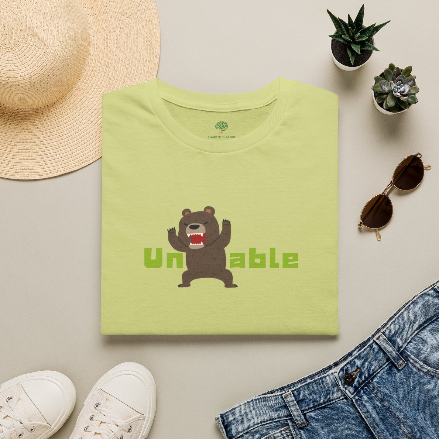 Unberable Graphic Tee | Sarcastic Cartoon Bear