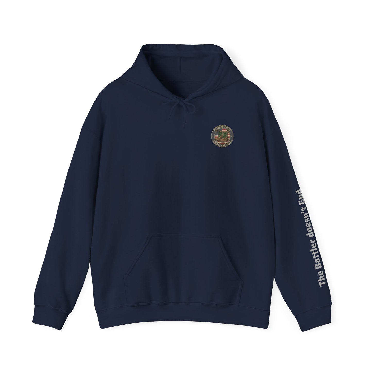 Service Continues. Support Continues Veteran Mental Health Hoodie