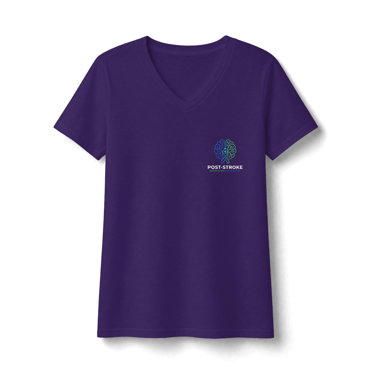 The Storm Cleared  V Neck| Post-Stroke Depression & Neuroplasticity V Neck