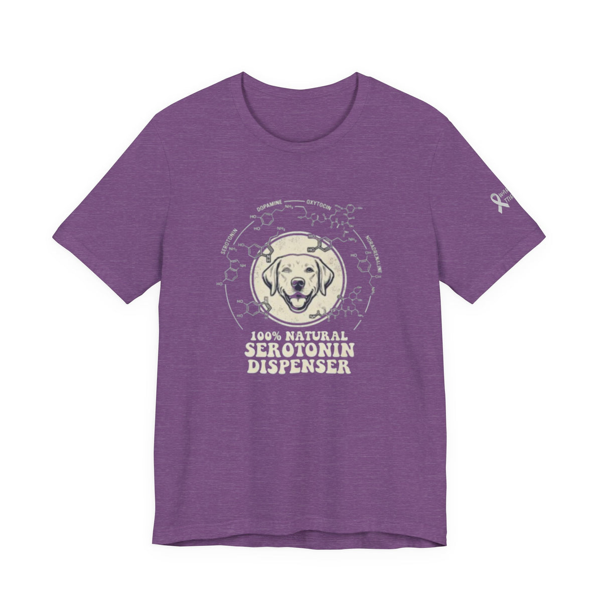 Dog: 100% Natural Serotonin Dispenser Graphic T-Shirt | Emotional Support Pet Apparel