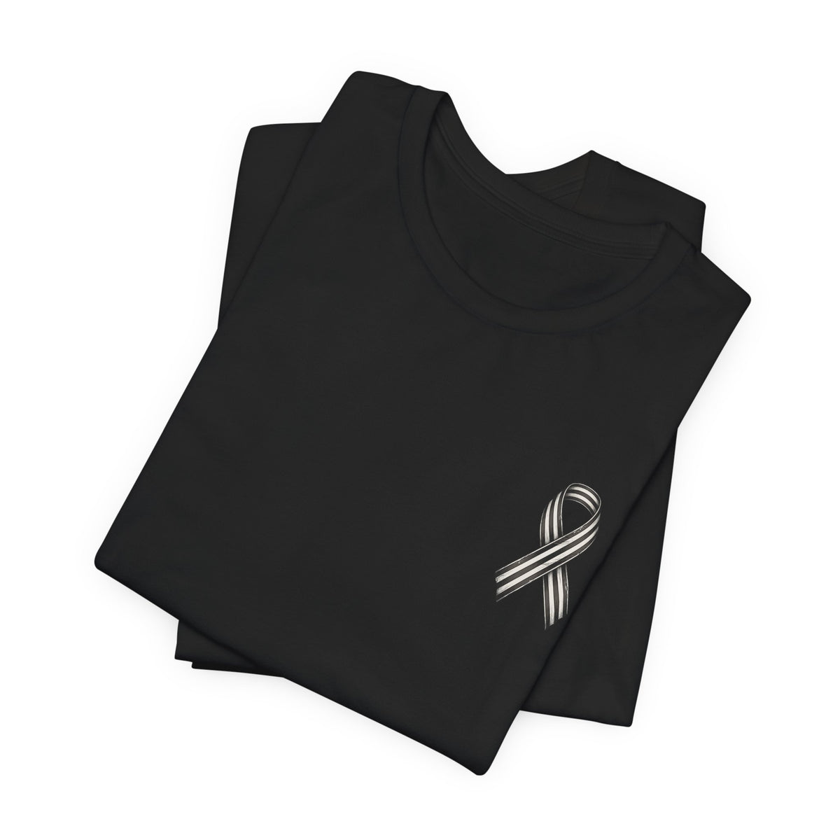 Re-Calibrating Ribbon Tee — Awareness Support Short Sleeve Shirt