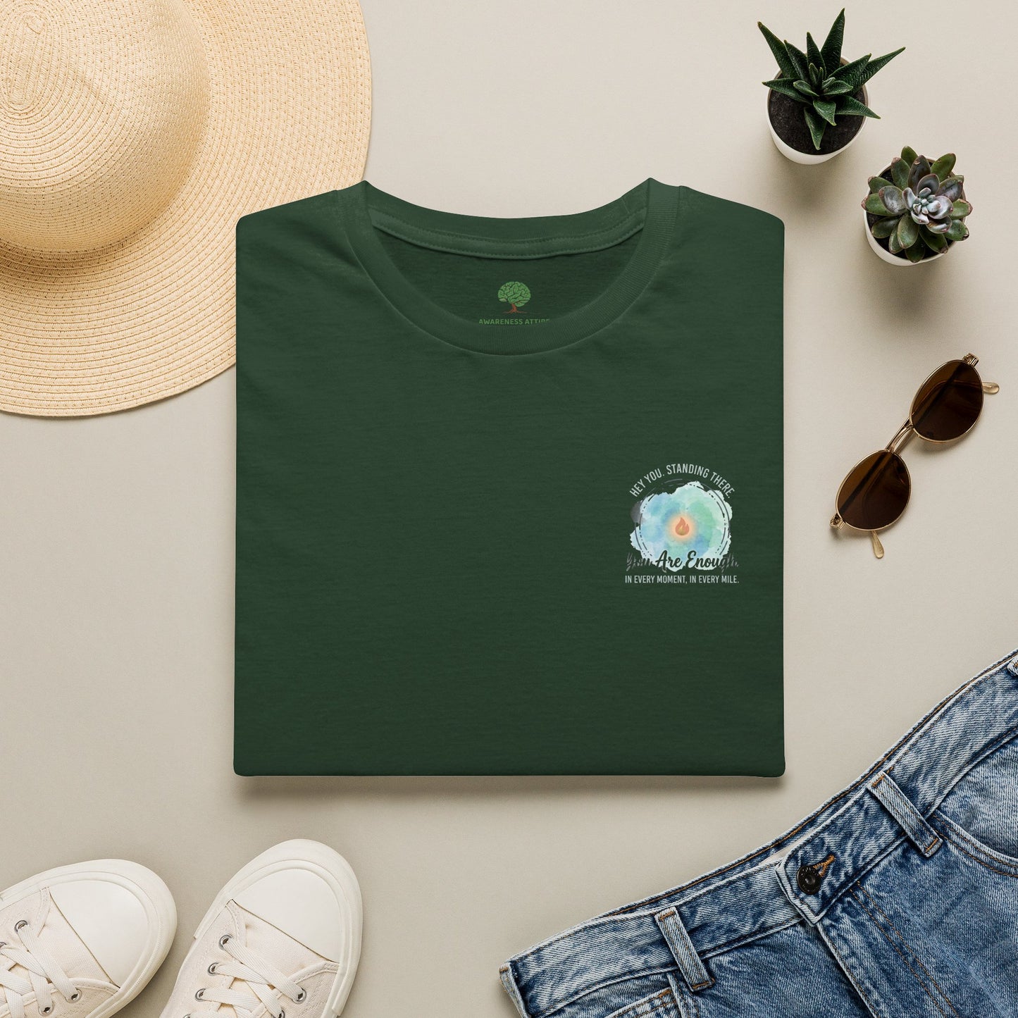 You Are Enough Tee — Inspirational Tee