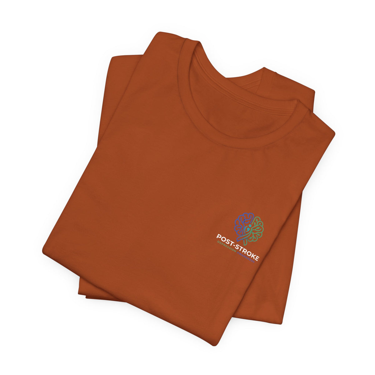 Rebuilding The Network Tee | Post-Stroke Depression & Neuroplasticity Heavyweight T-Shirt