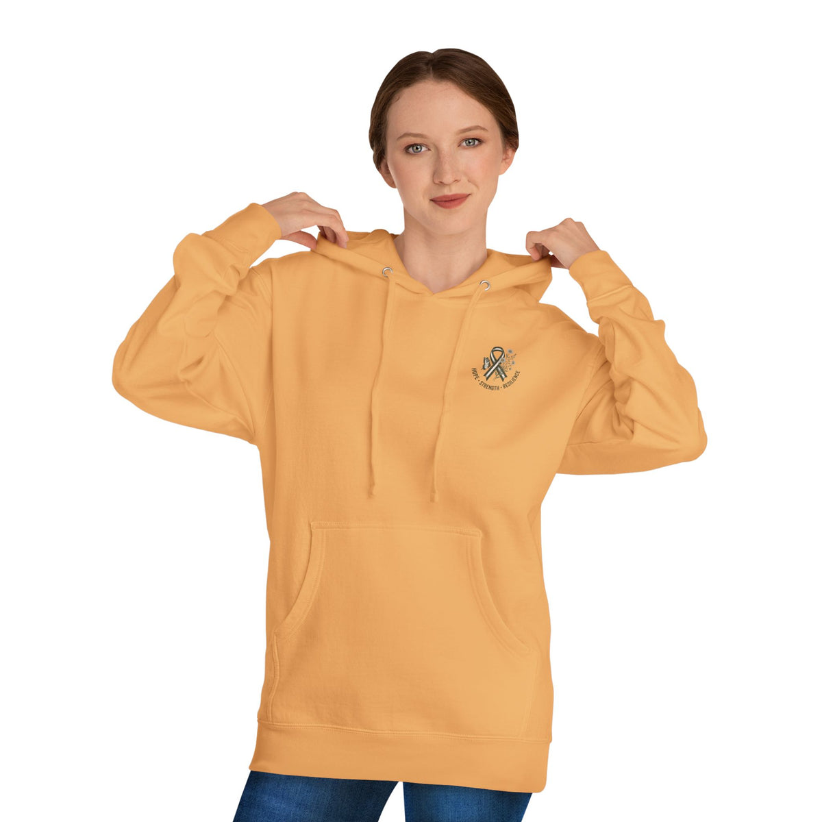 Bipolar Disorder Awareness Hoodie — Hope Strength Resilience Butterfly Design