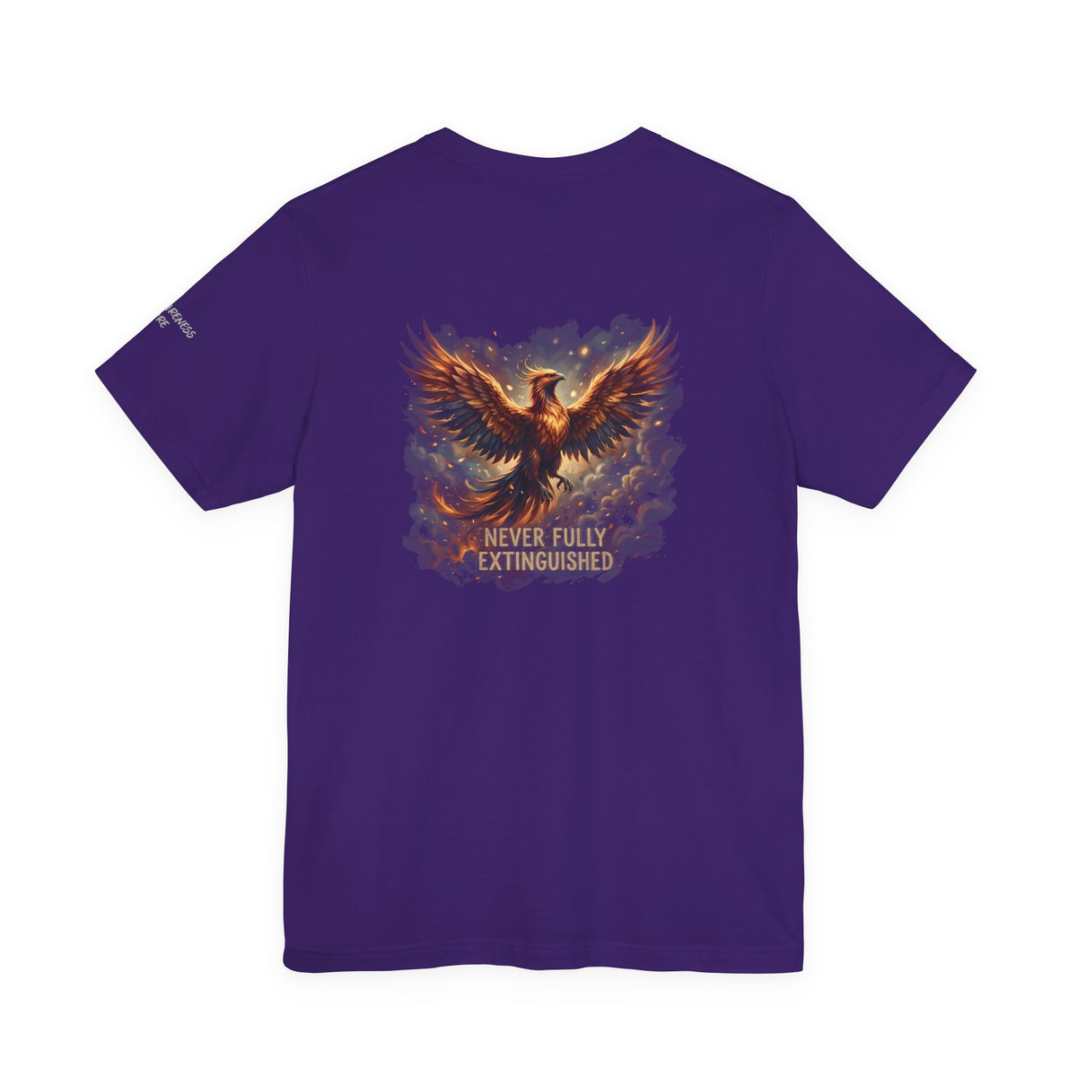 Never Fully Extinguished Phoenix Mental Health Graphic Tee