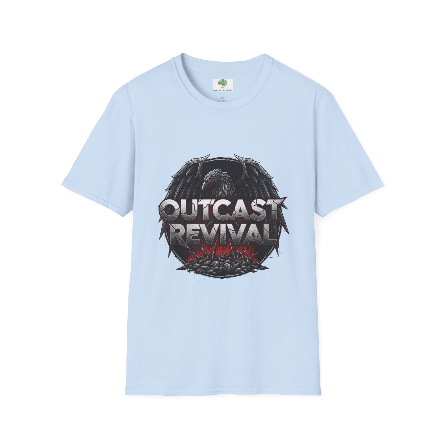 Outcast Revival Band Tee — Gothic Rock Concert Shirt