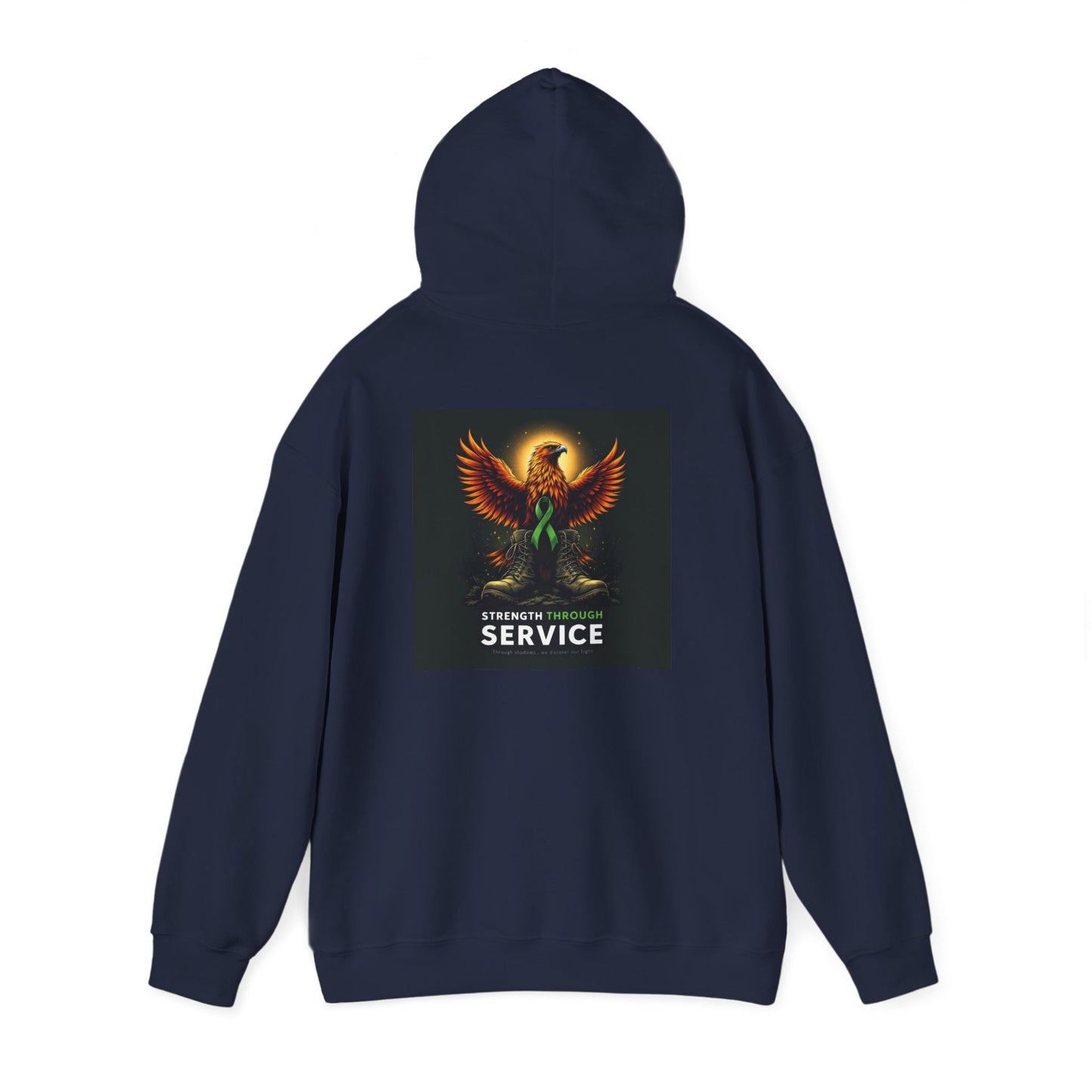 Strength Through Service Veteran Mental Health Hoodie