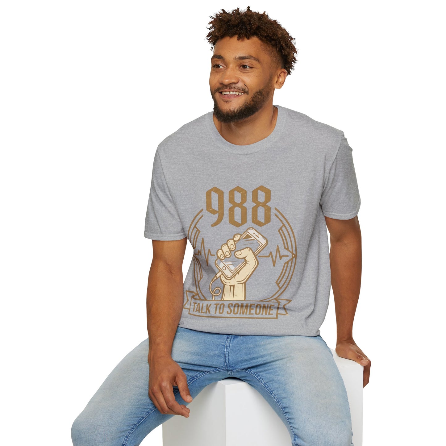 988 "Talk To Someone" Retro Graphic Tee