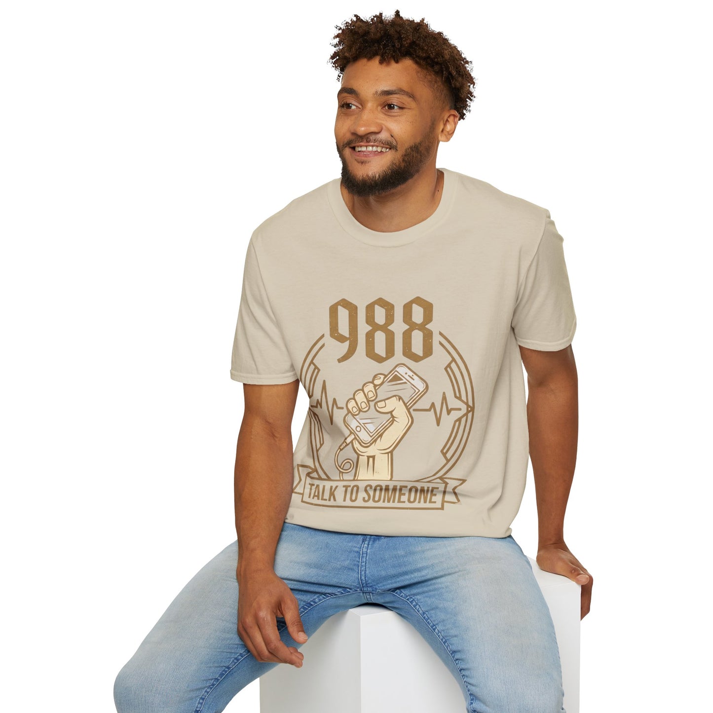 988 "Talk To Someone" Retro Graphic Tee