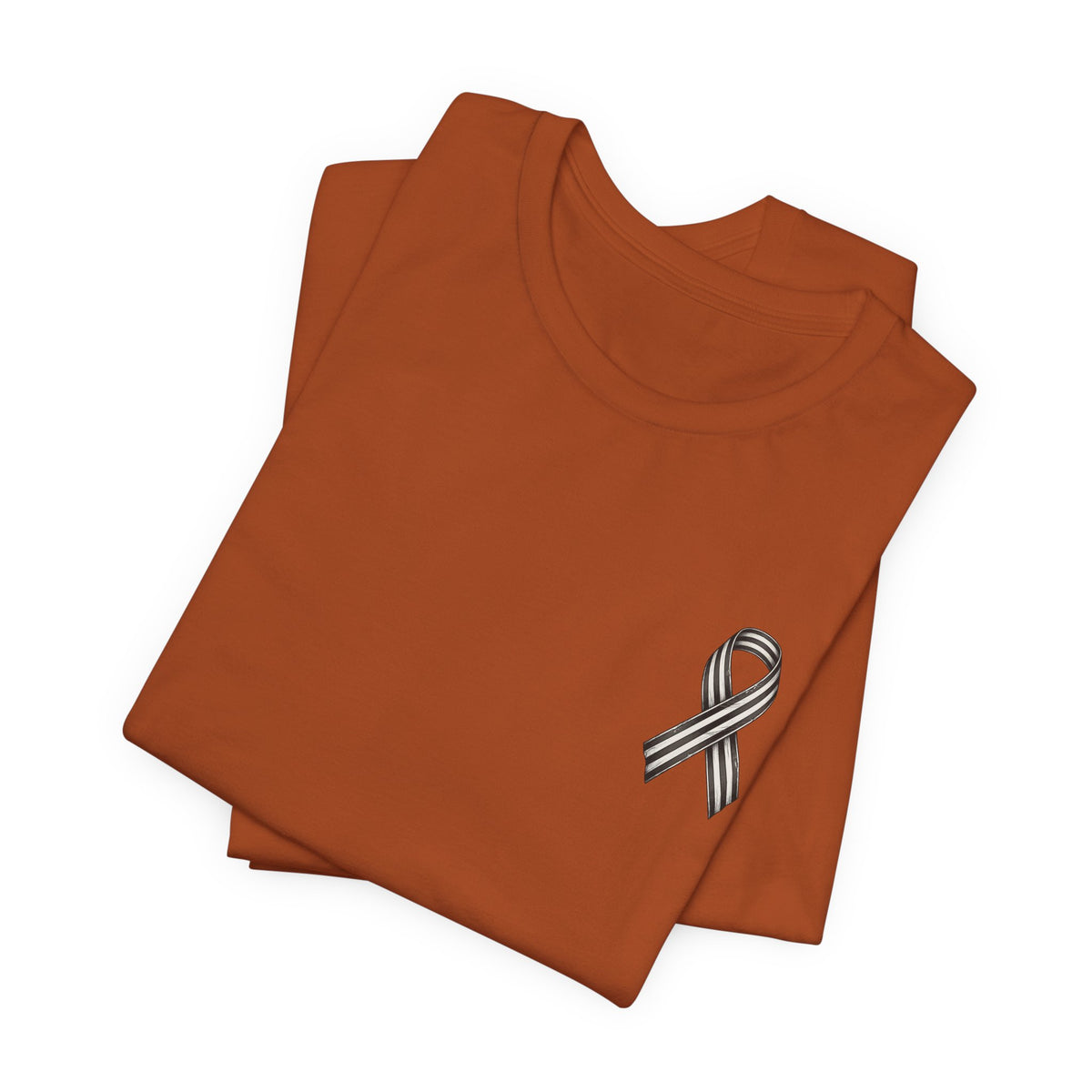 Re-Calibrating Ribbon Tee — Awareness Support Short Sleeve Shirt
