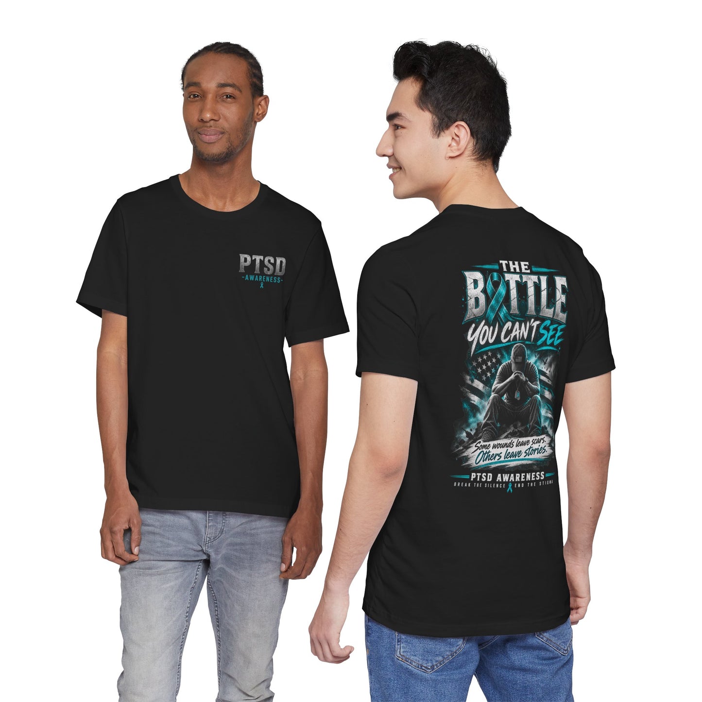 The Battle You Can’t See – PTSD Awareness Graphic Tee