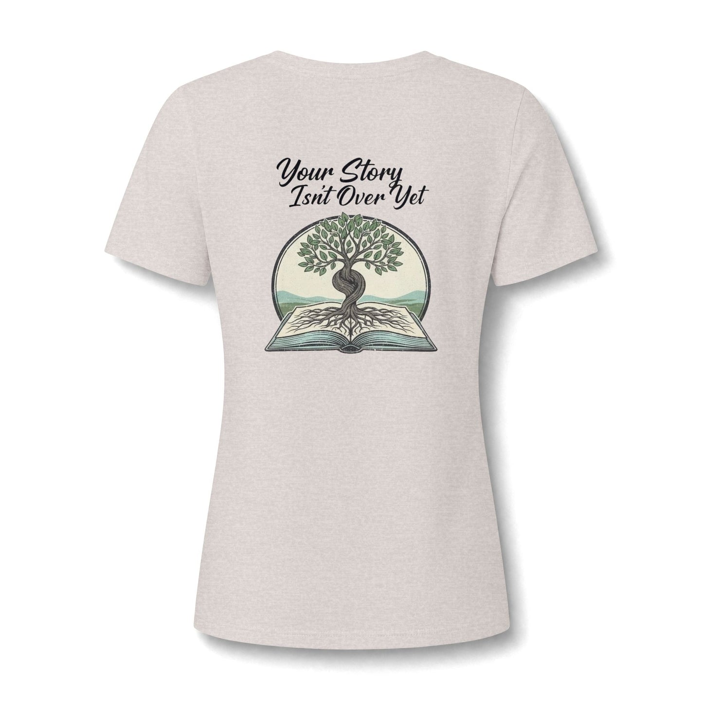 Your Story Isn't Over Yet / Mental Health Awareness V Neck / Awareness Attire