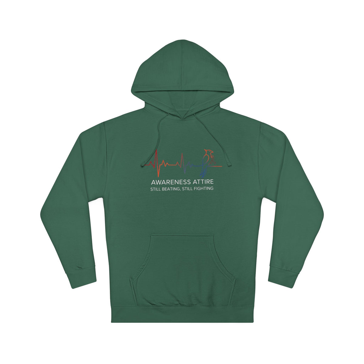 Still Beating, Still Fighting Graphic Mental Health Awareness Hoodie/ Awareness Attire