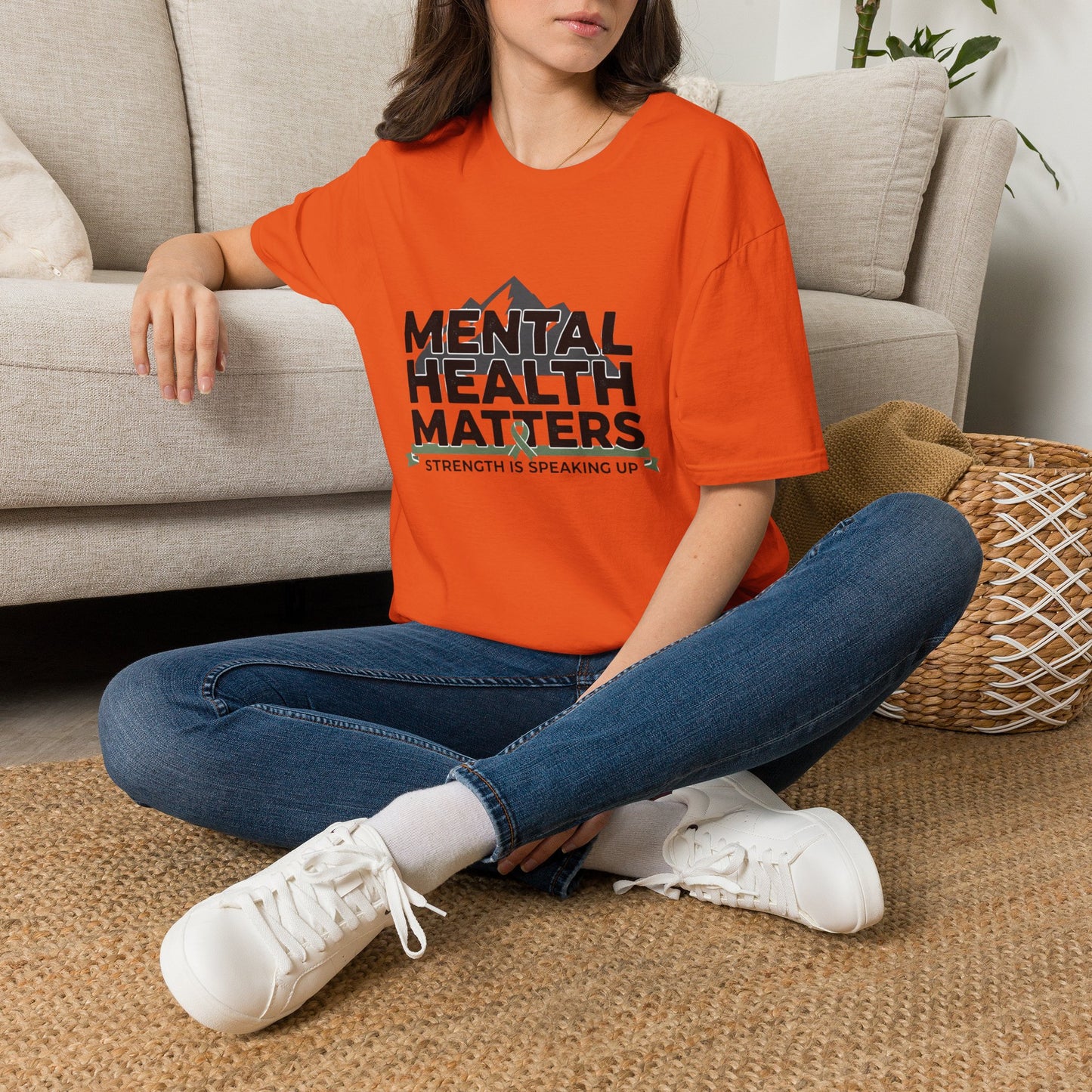 Mental Health Matters T-Shirt | Positive Wellness Tee