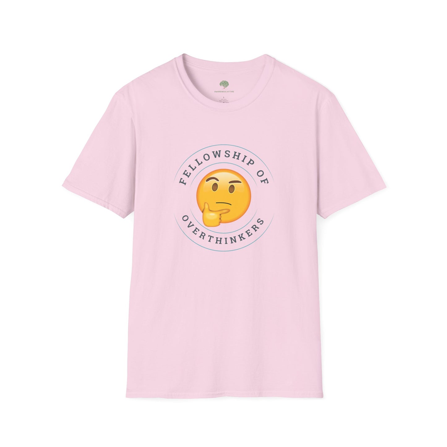 Funny Anxiety Graphic Tee - Fellowship of Overthinkers