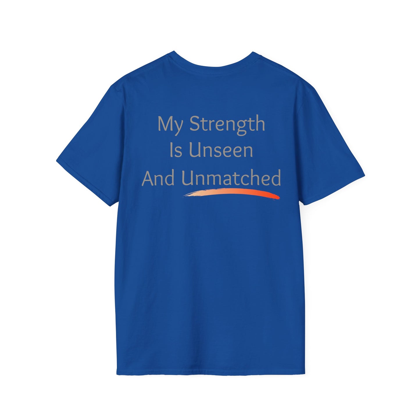 Unseen & Unmatched Strength Tee | Awareness Attire