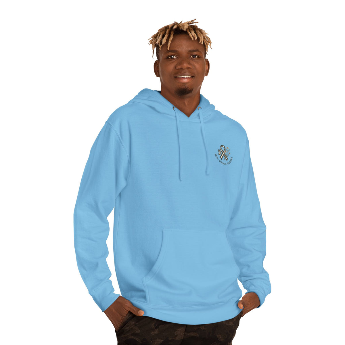 Bipolar Disorder Awareness Hoodie — Hope Strength Resilience Butterfly Design