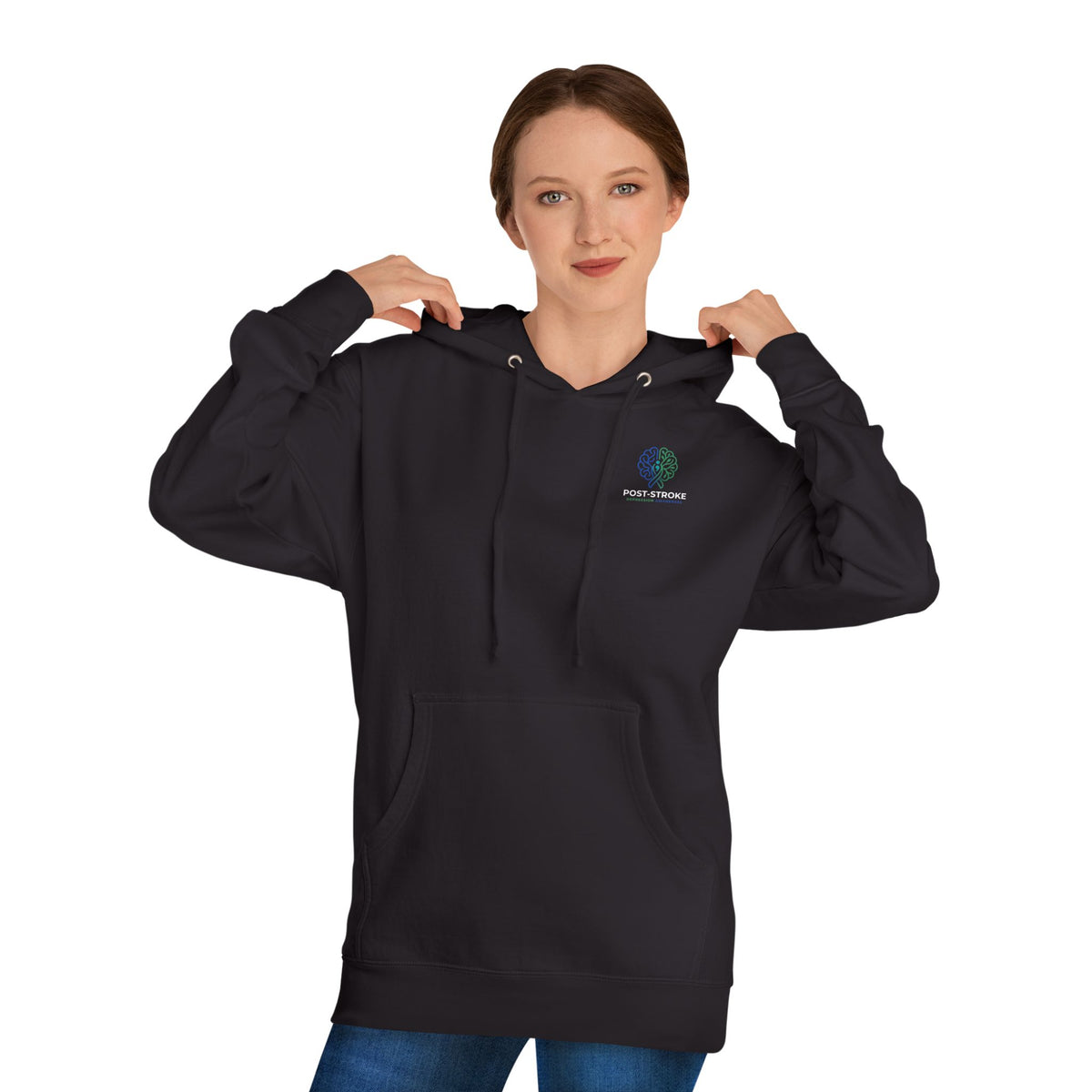 Rebuilding The Network Hoodie | Post-Stroke Depression & Neuroplasticity Heavyweight Hoodie