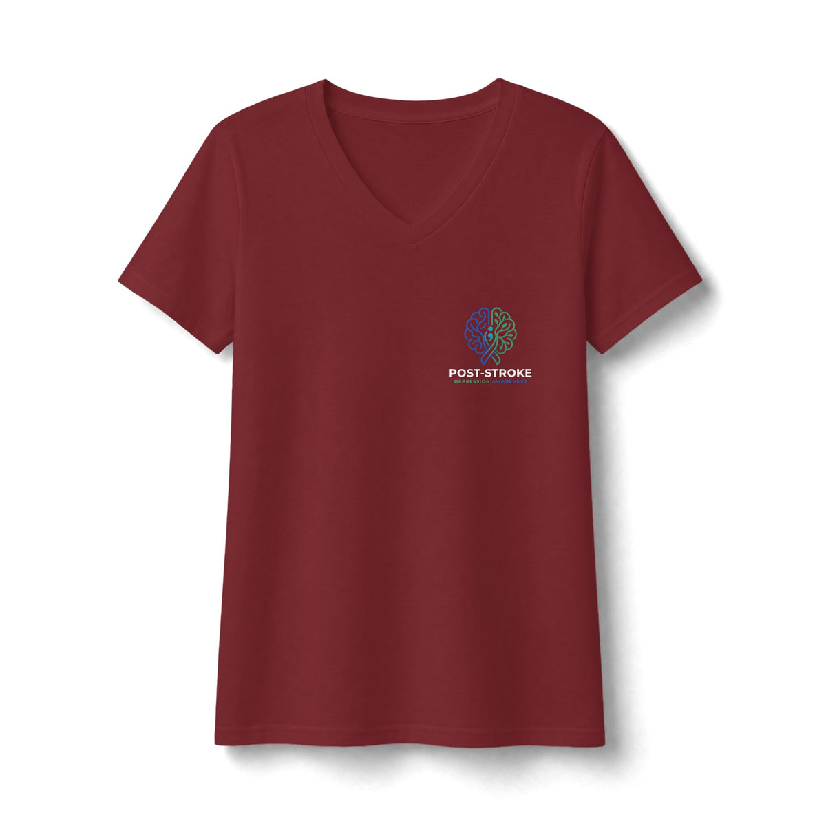 Survived The Stroke V Neck | Post-Stroke Depression & Recovery V Neck