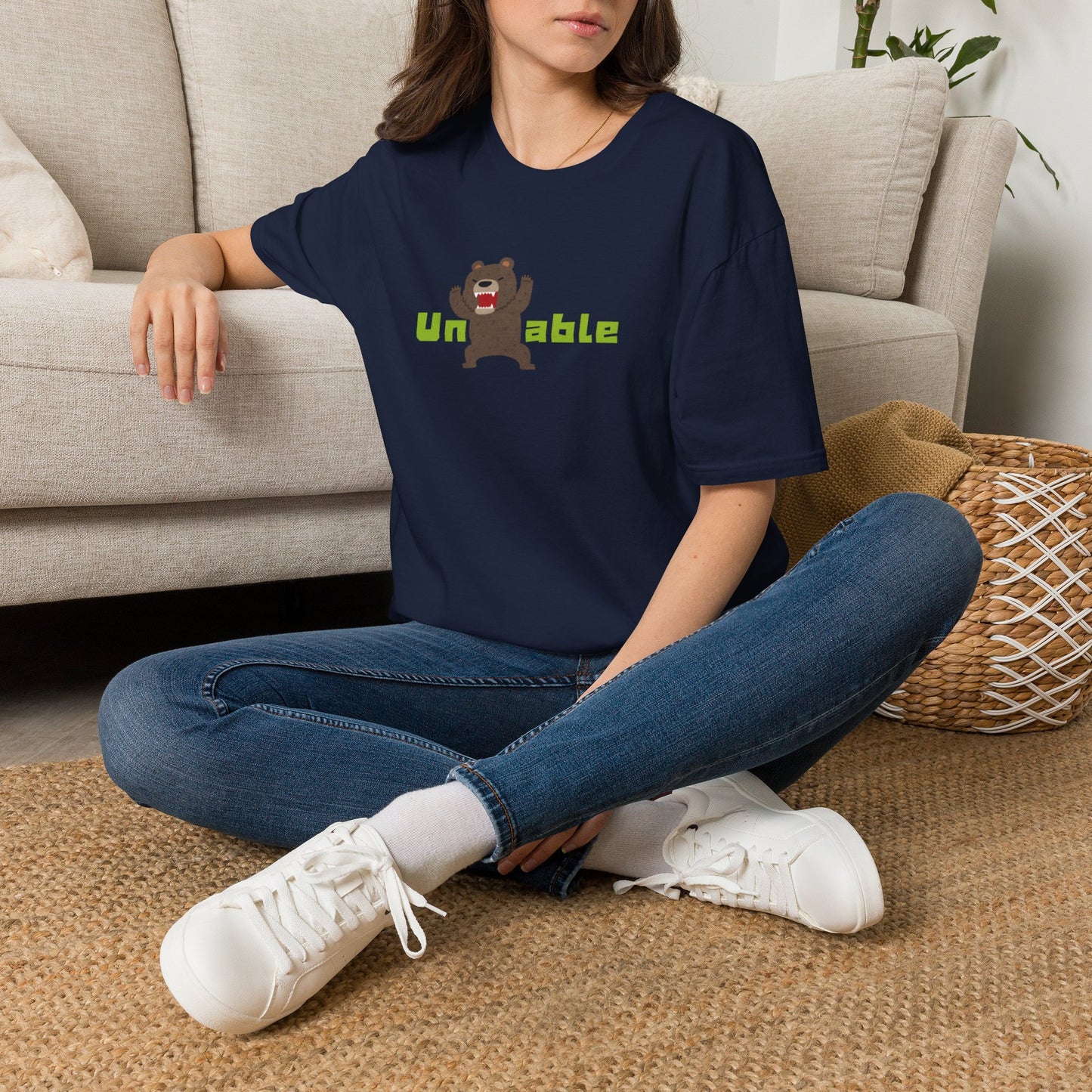 Unberable Graphic Tee | Sarcastic Cartoon Bear
