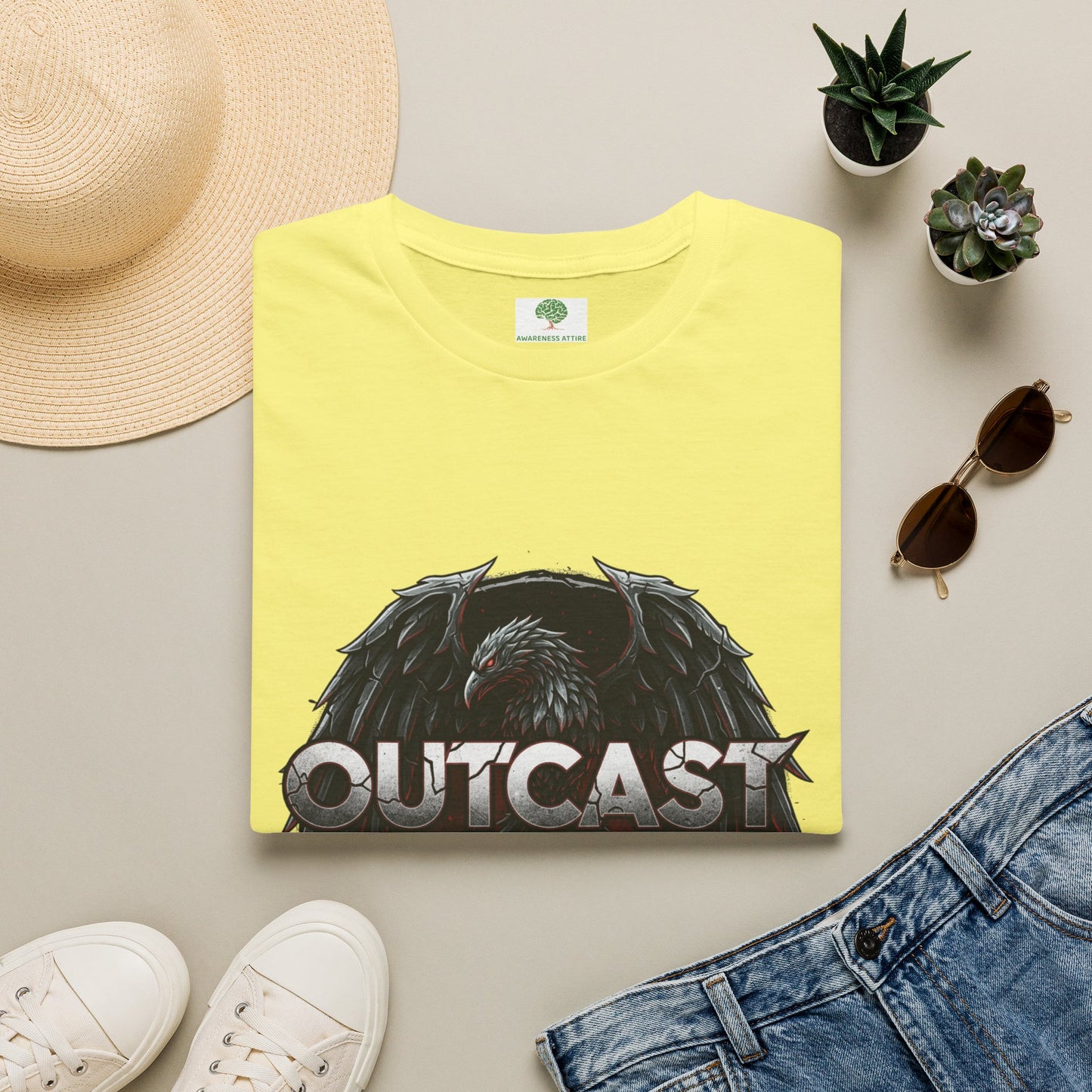 Outcast Revival Band Tee — Gothic Rock Concert Shirt