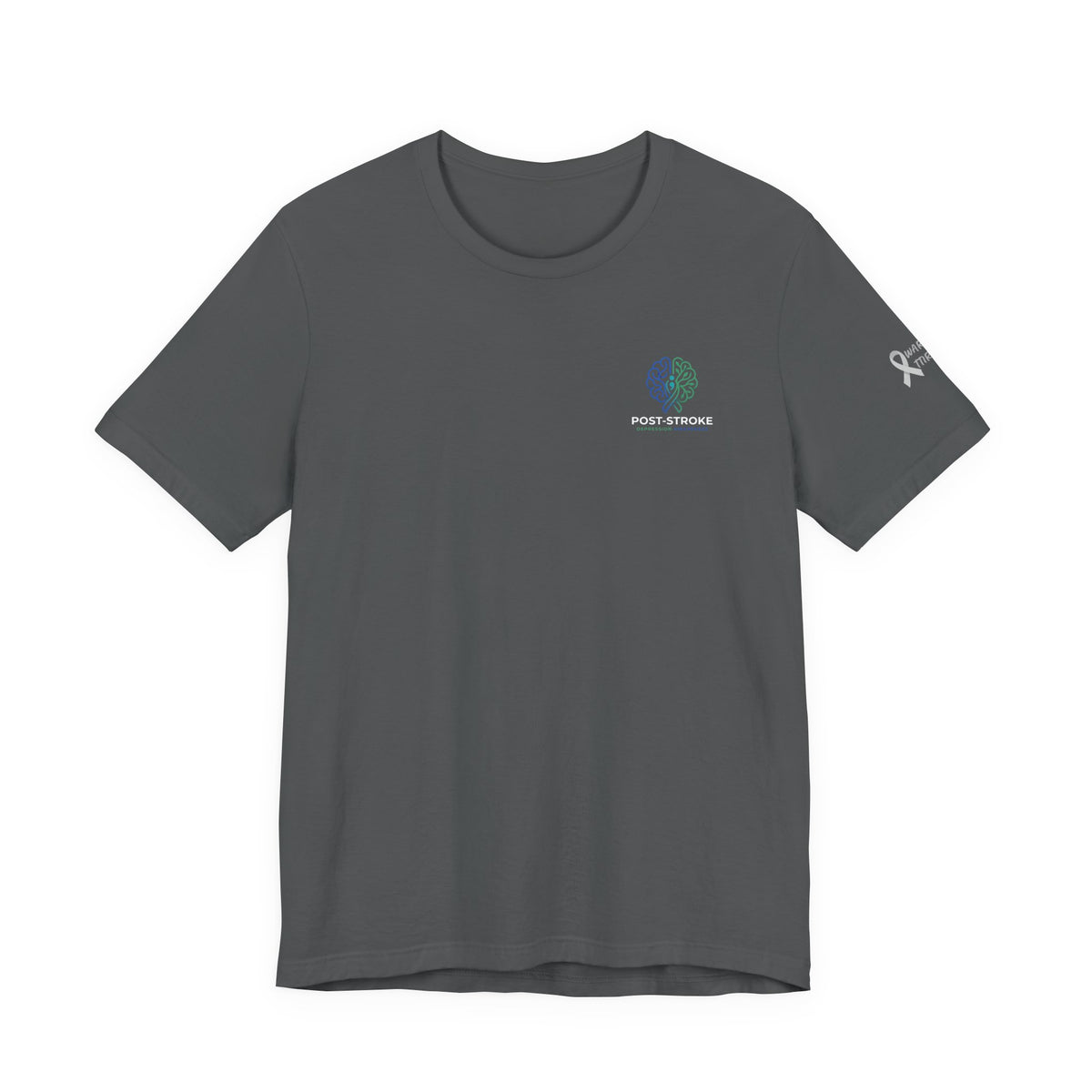 Rebuilding The Network Tee | Post-Stroke Depression & Neuroplasticity Heavyweight T-Shirt