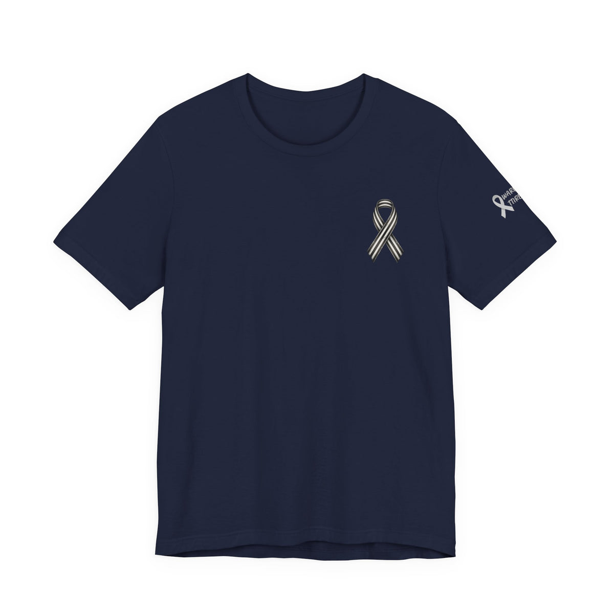 Re-Calibrating Ribbon Tee — Awareness Support Short Sleeve Shirt