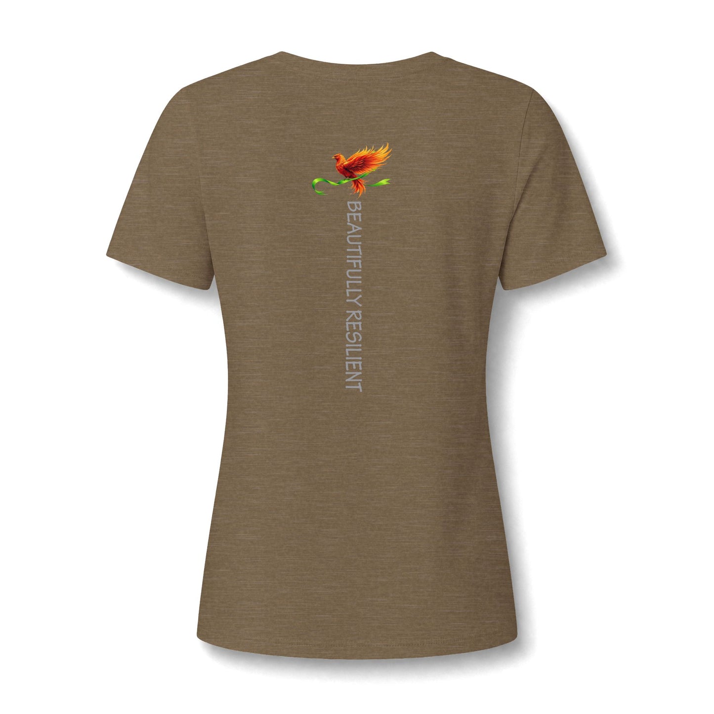 Beautifully Resilient Phoenix V Neck