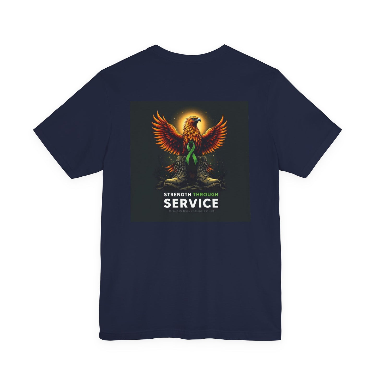 Strength Through Service Veteran Mental Health Tee.