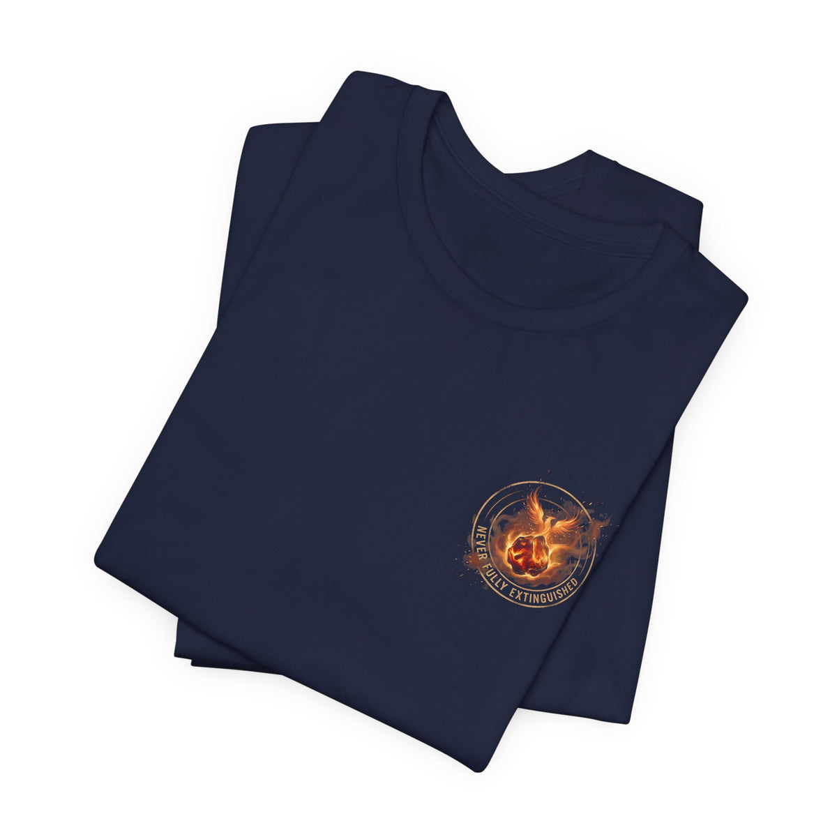 Never Fully Extinguished Phoenix Mental Health Graphic Tee