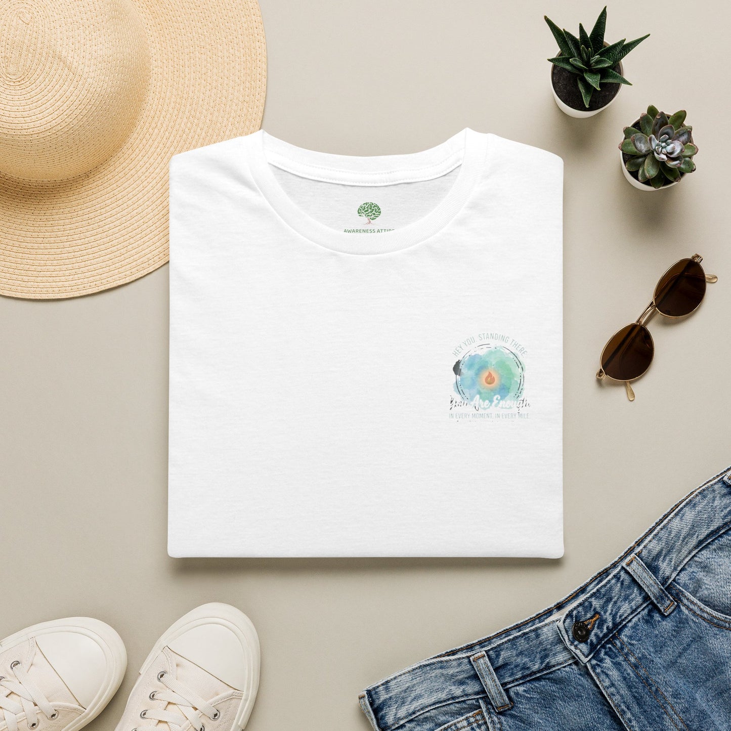 You Are Enough Tee — Inspirational Tee