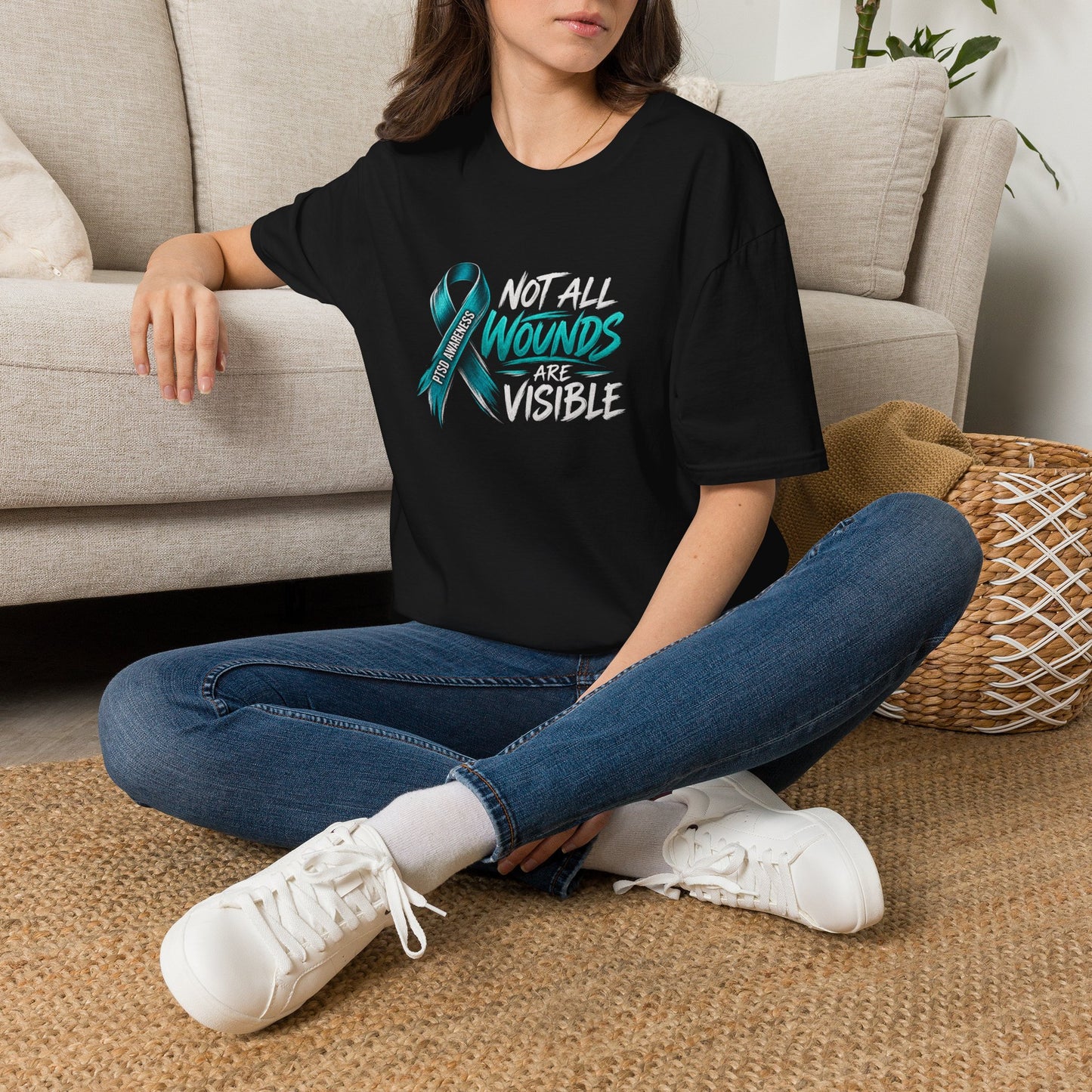 The Battle You Can't See - PTSD Awareness Tee Awareness Attire
