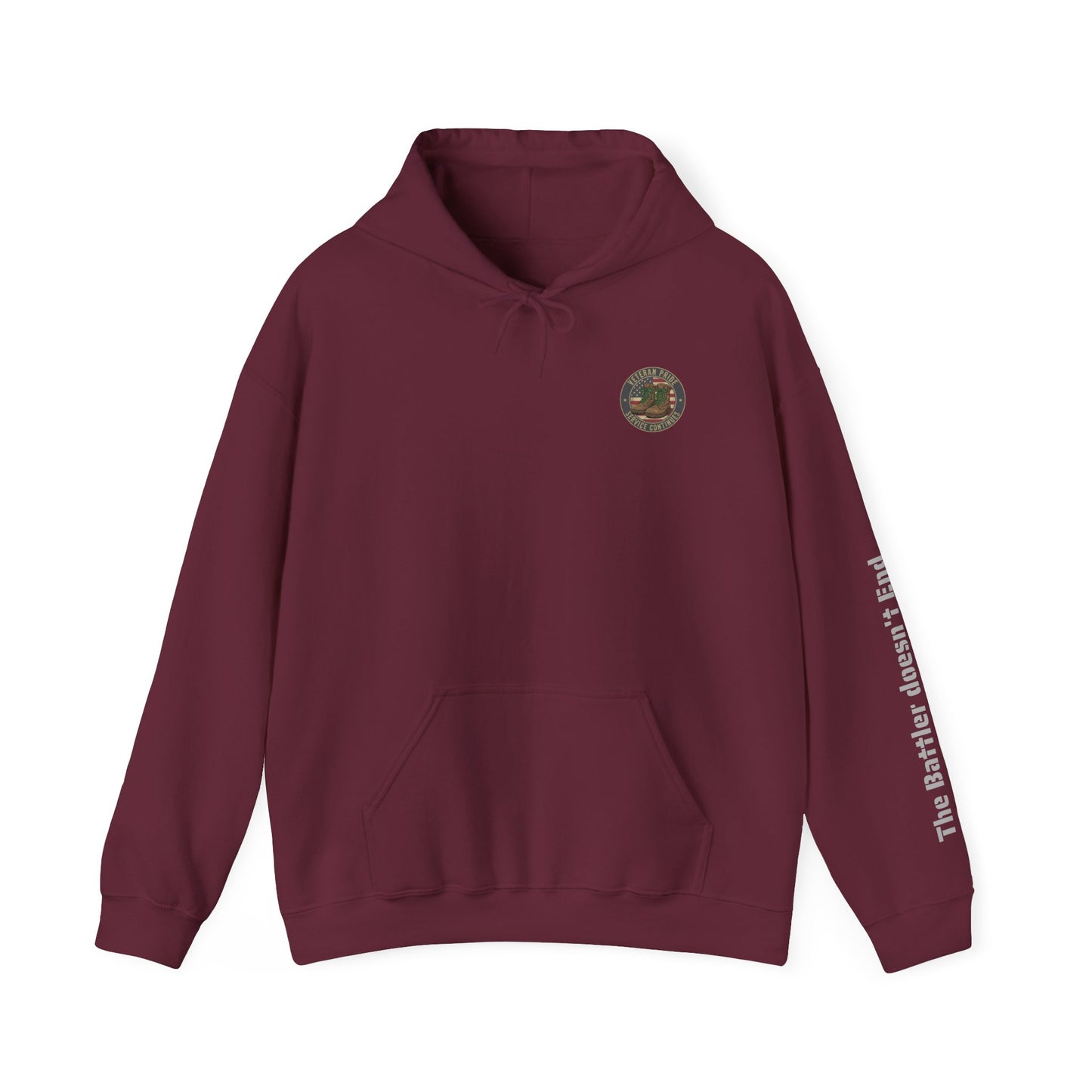 Service Continues. Support Continues Veteran Mental Health Hoodie