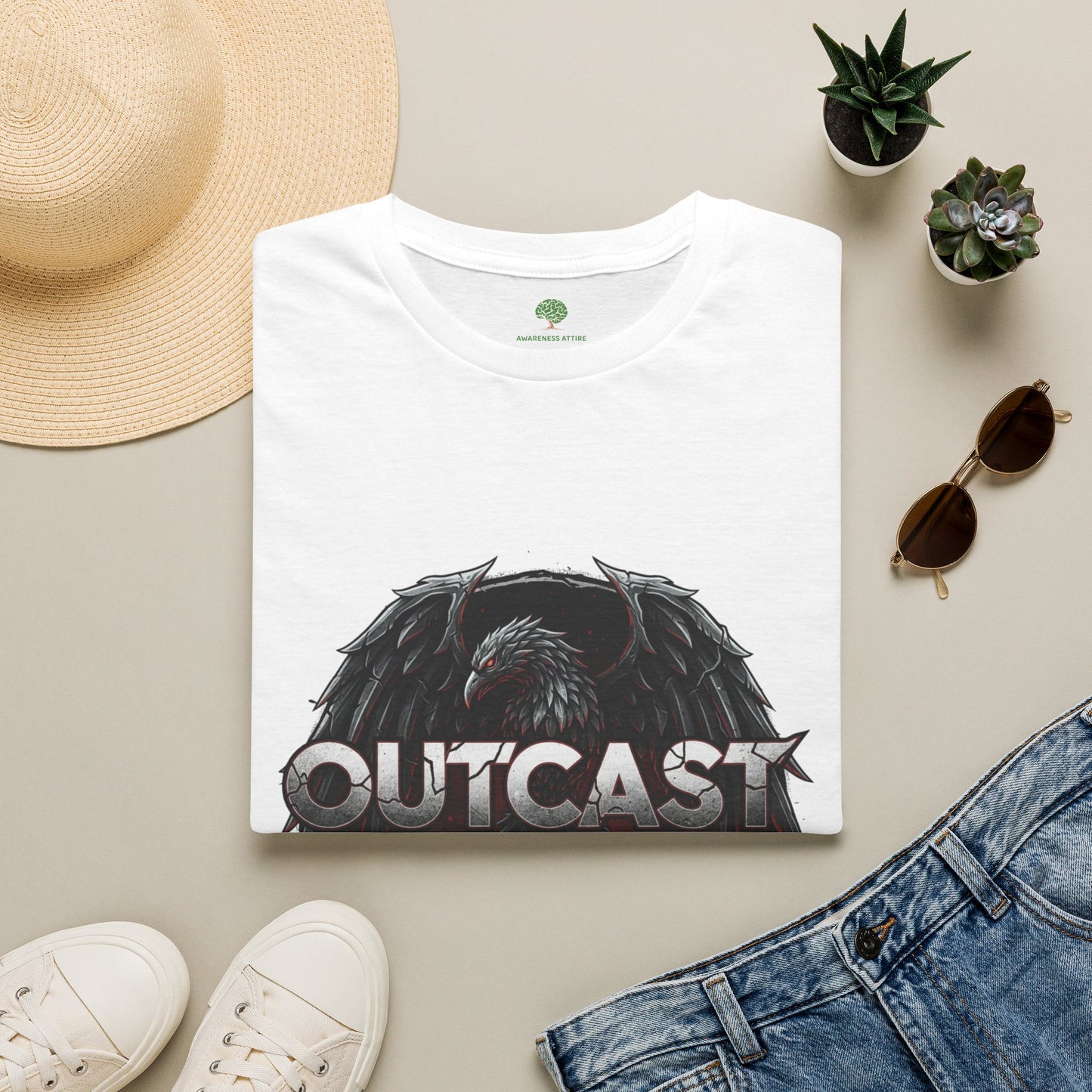 Outcast Revival Band Tee — Gothic Rock Concert Shirt