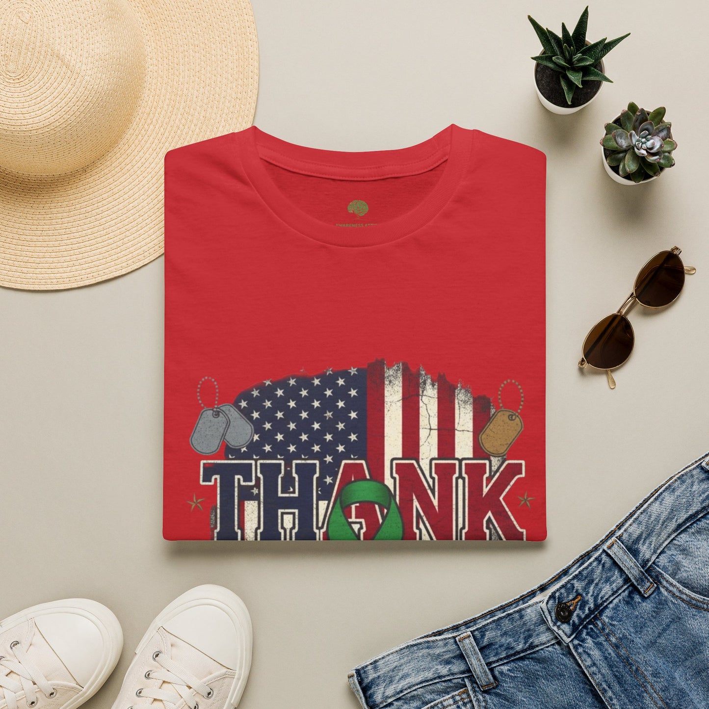 Gratitude in Action Veteran Mental Health Tee