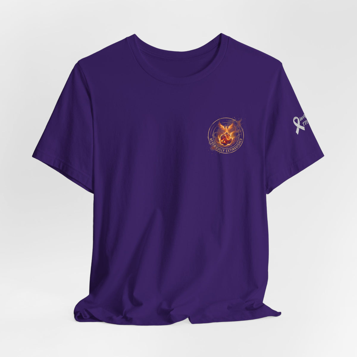 Never Fully Extinguished Phoenix Mental Health Graphic Tee